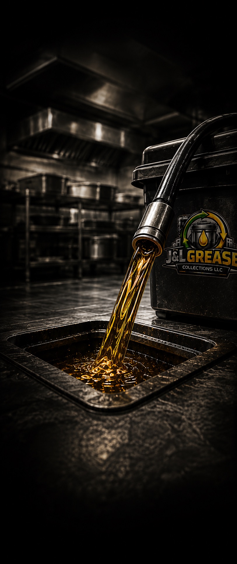J&L Grease Collections truck serving Paterson Newark Jersey City NJ